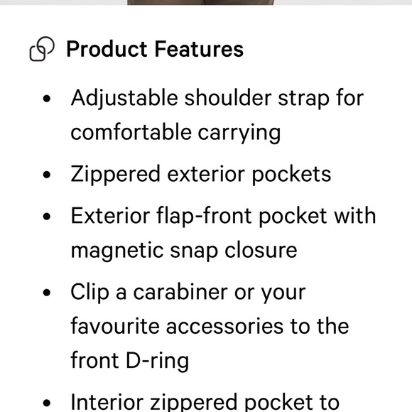 Lululemon unisex black multi pocket crossbody bag - Picture 10 of 11